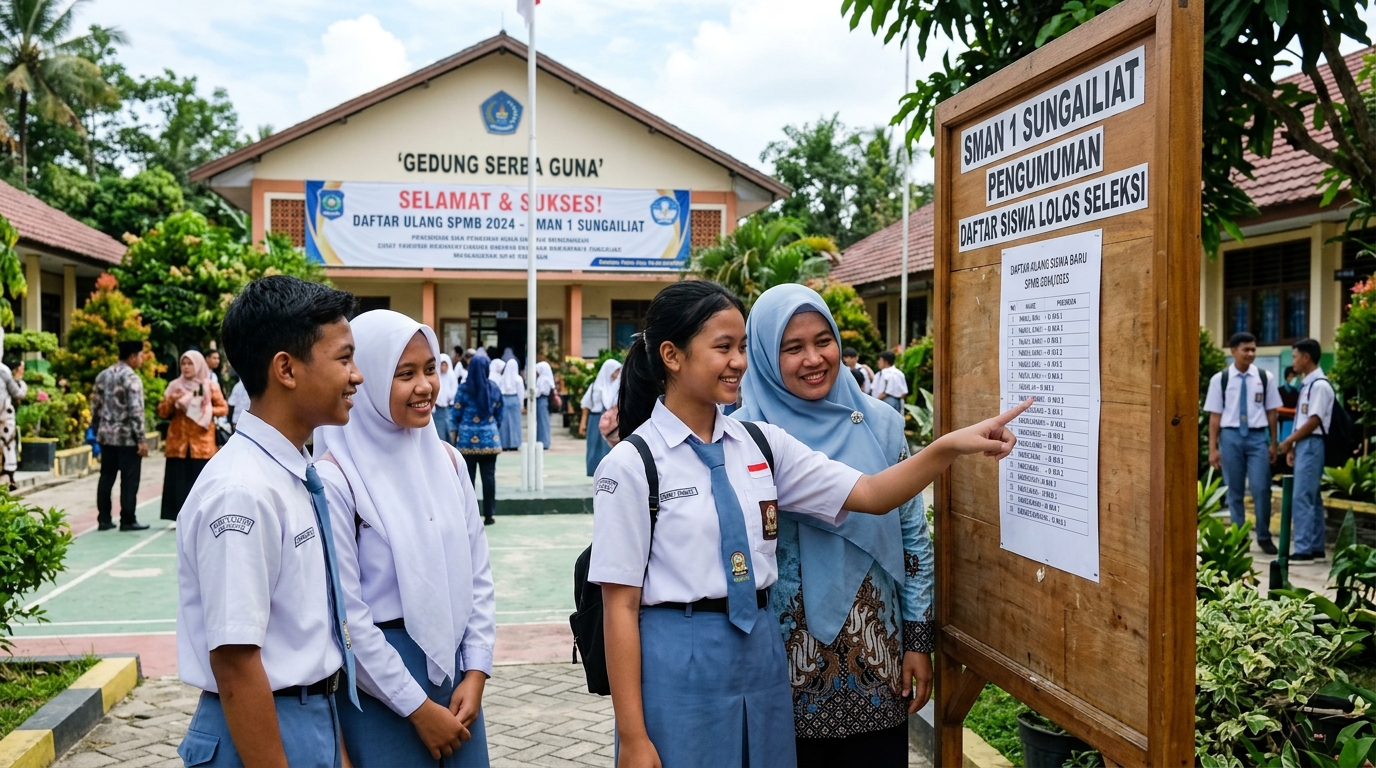 Pengumuman SPMB Tahap 1 SMAN 1 Sungailiat